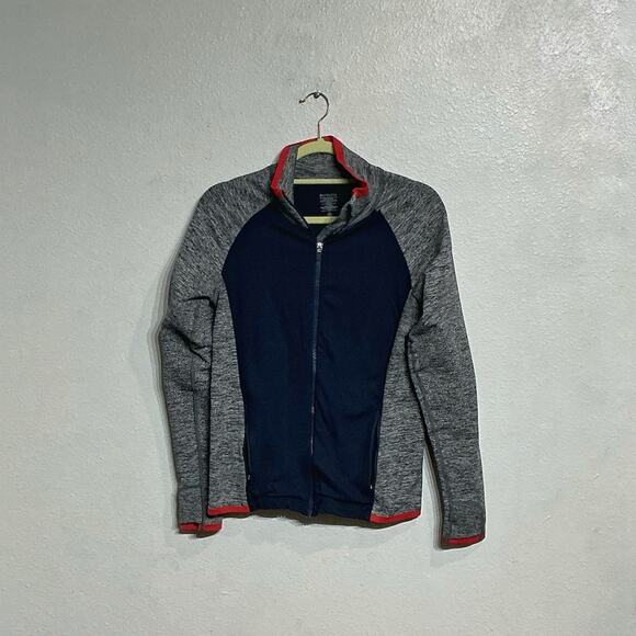Athleta Heather Gray Andes Hybrid Jacket Sz L - Picture 2 of 10